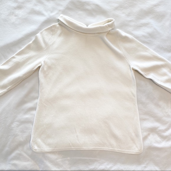 EUC Talbots White Collared Sweater - Picture 3 of 7
